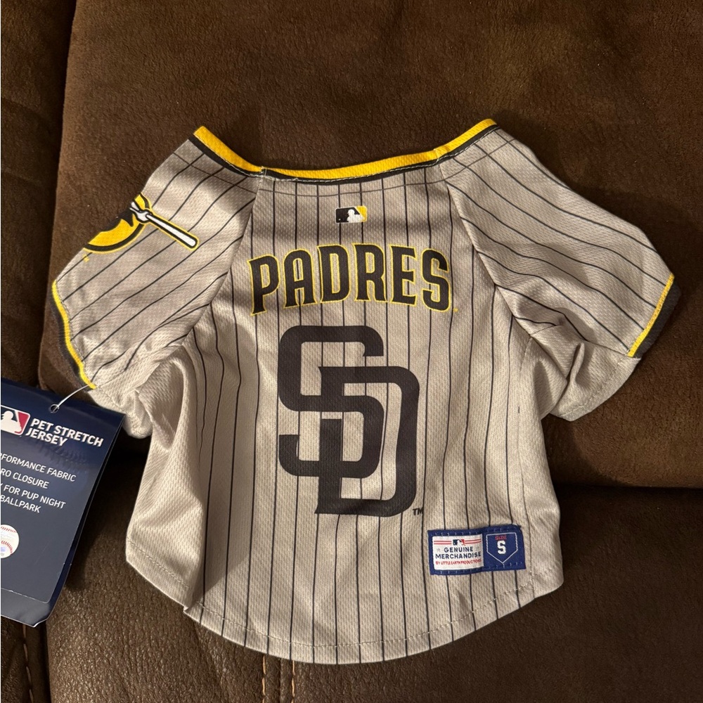 Little Earth San Diego Padres Dog Jersey Size Small NWT